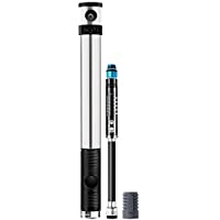 Crankbrothers Klic HV Bomba con manómetro de Ciclismo Unisex Adulto- Plata